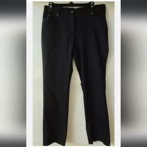 Madison Women’s Pants Black Size14P Stretch Dress Casual